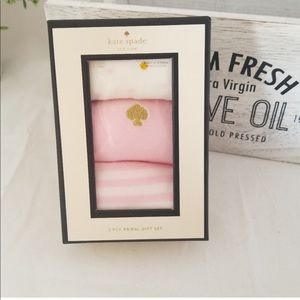 Kate spade bridal socks 3pk bridesmaid